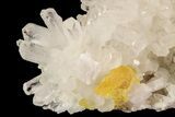 Sulfur and Celestine (Celestite) Crystal Association - Italy #93654-1